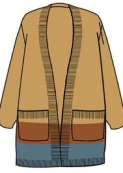 Vista Recycled Knitted Sweater - Amber Gold