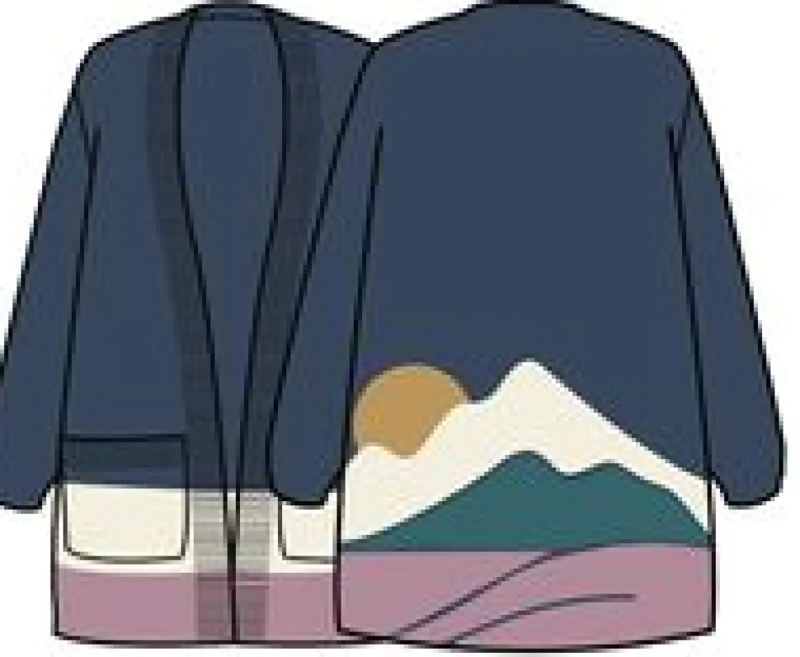 Vista Recycled Knitted Sweater - Dark Denim