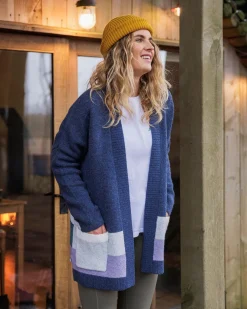 Vista Recycled Knitted Sweater - Dark Denim