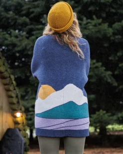 Vista Recycled Knitted Sweater - Dark Denim