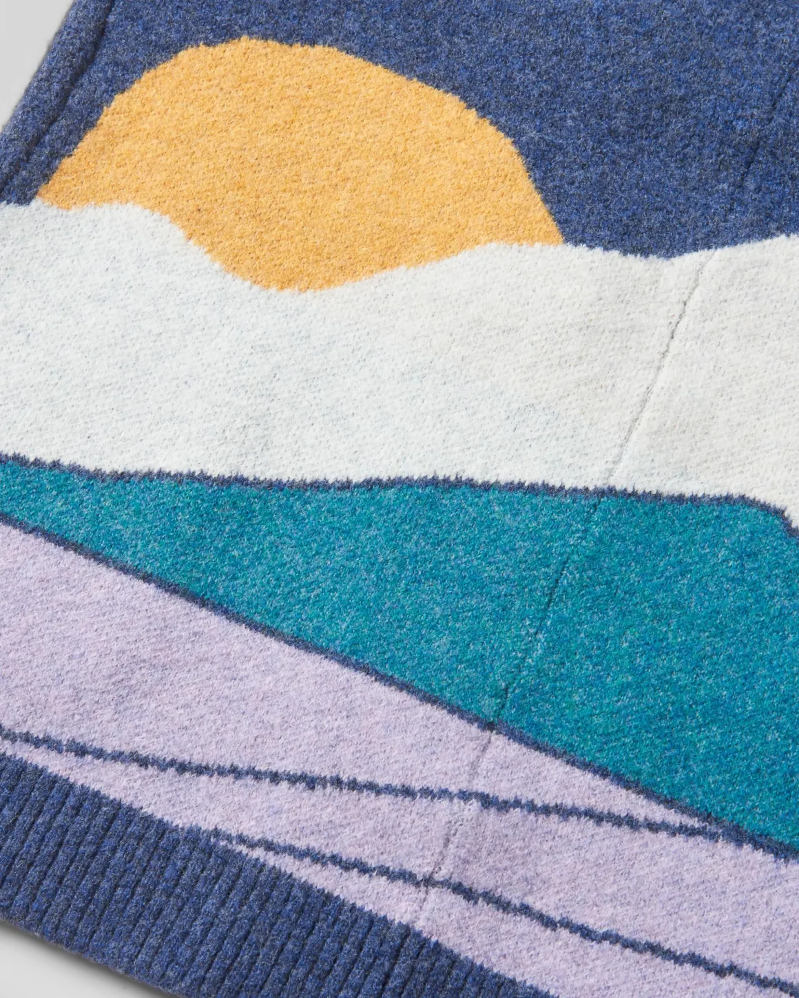 Vista Recycled Knitted Sweater - Dark Denim