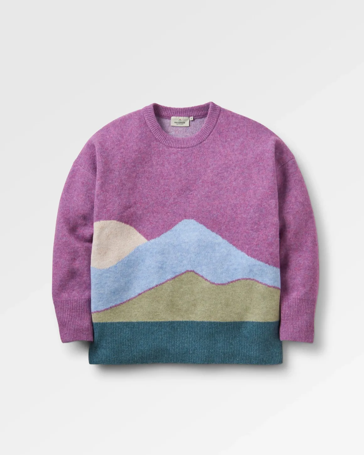 Vista Recycled Knitted Sweater - Rhubarb