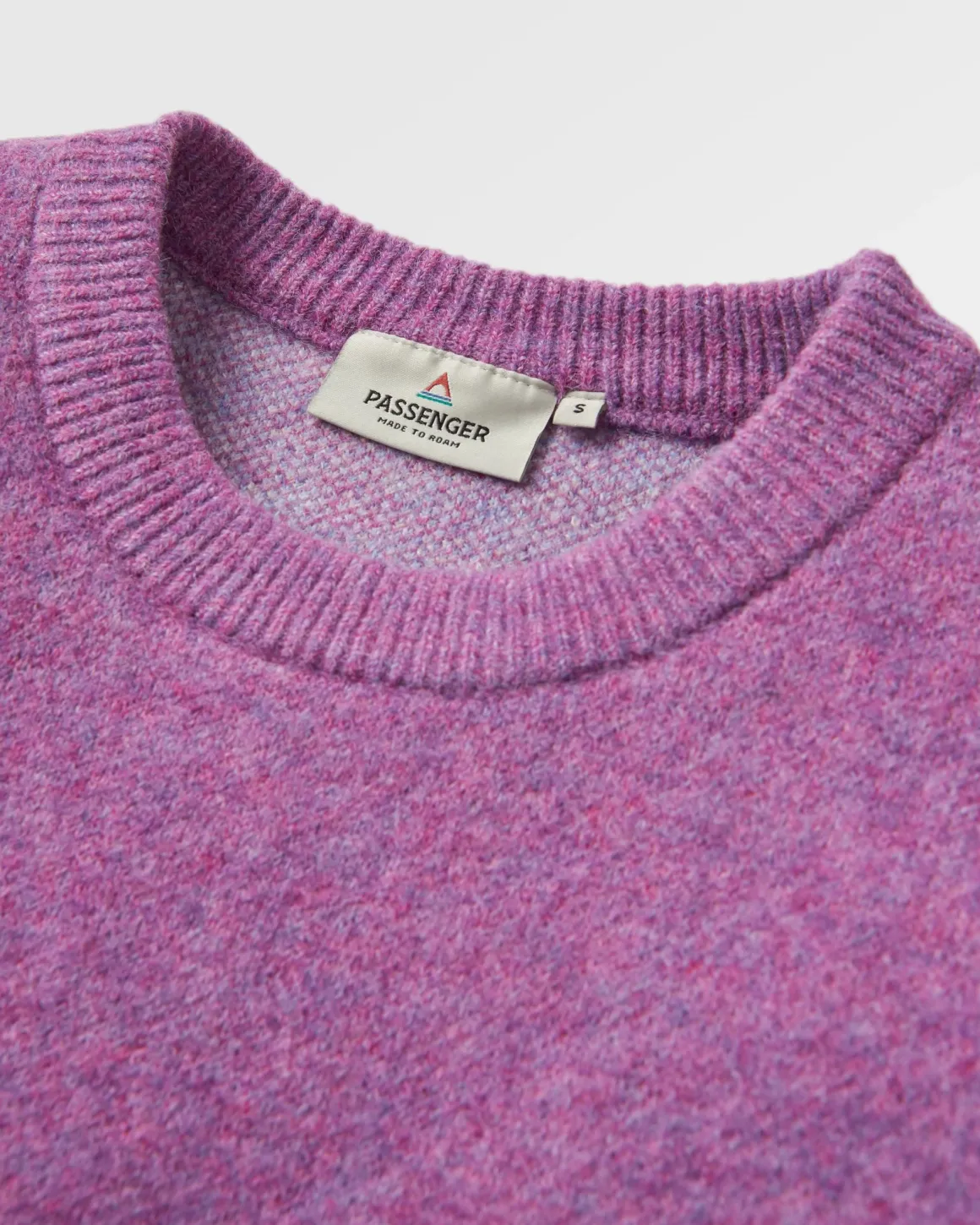 Vista Recycled Knitted Sweater - Rhubarb