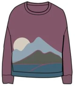 Vista Recycled Knitted Sweater - Rhubarb