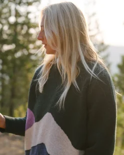 Vista Recycled Knitted Sweater - Rain Forest