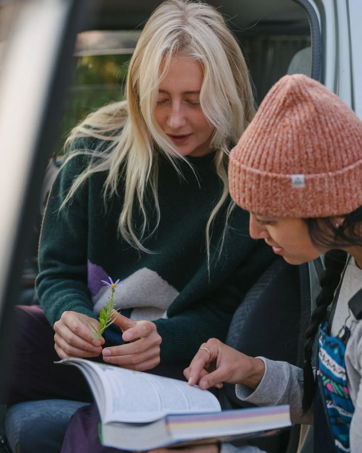 Vista Recycled Knitted Sweater - Rain Forest