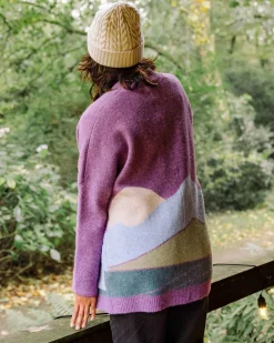 Vista Recycled Knitted Sweater - Rhubarb