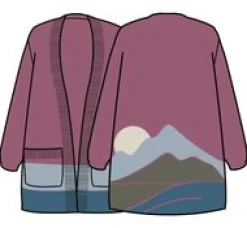 Vista Recycled Knitted Sweater - Rhubarb