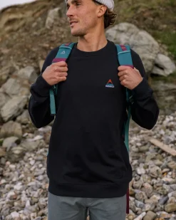 Vita Organic Cotton Long Sleeve Sweatshirt - Black