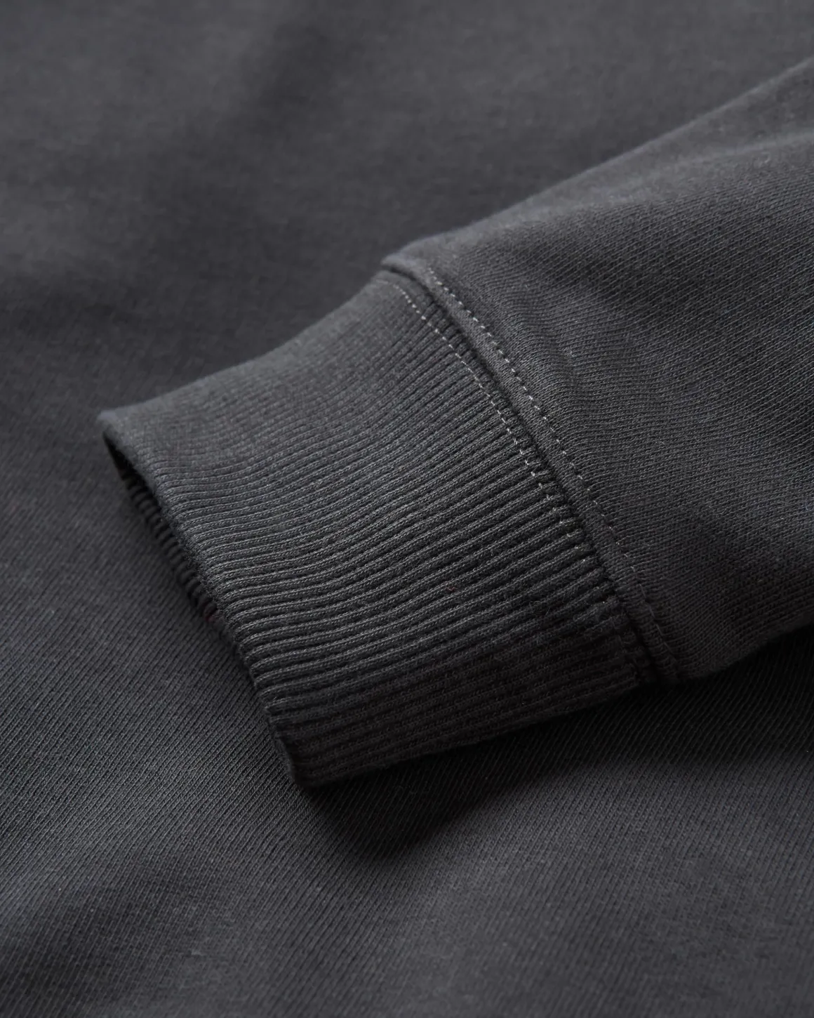 Vita Organic Cotton Long Sleeve Sweatshirt - Black