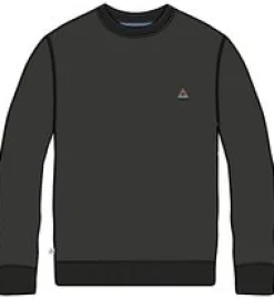 Vita Organic Cotton Long Sleeve Sweatshirt - Black