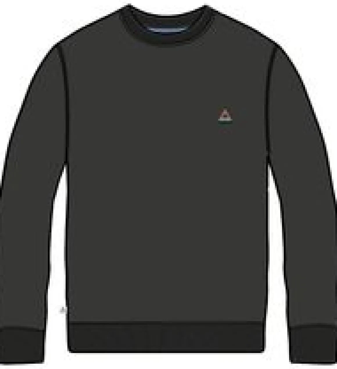 Vita Organic Cotton Long Sleeve Sweatshirt - Black