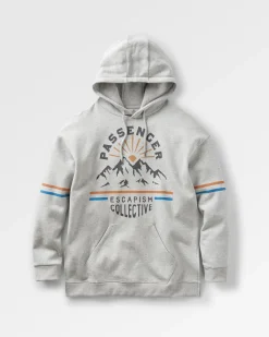 Wander Recycled Cotton Marl Hoodie - Gray Marl