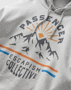 Wander Recycled Cotton Marl Hoodie - Gray Marl