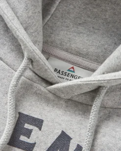 Wander Recycled Cotton Marl Hoodie - Gray Marl