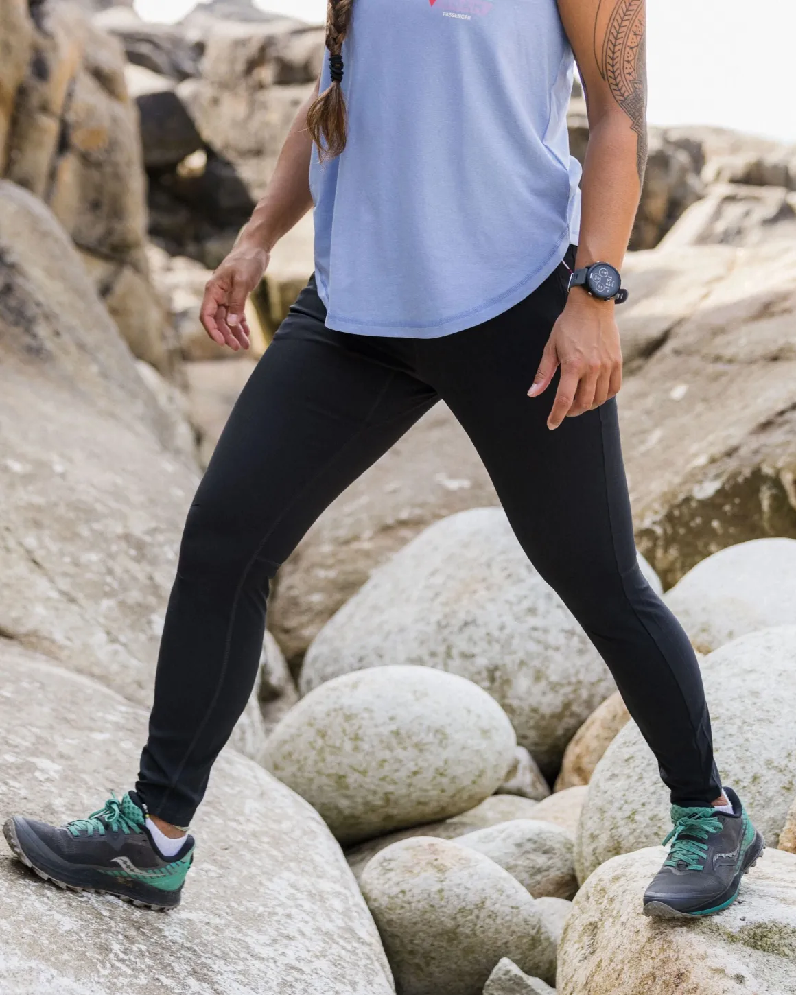 Wanderlust 4 Way Stretch Legging - Black