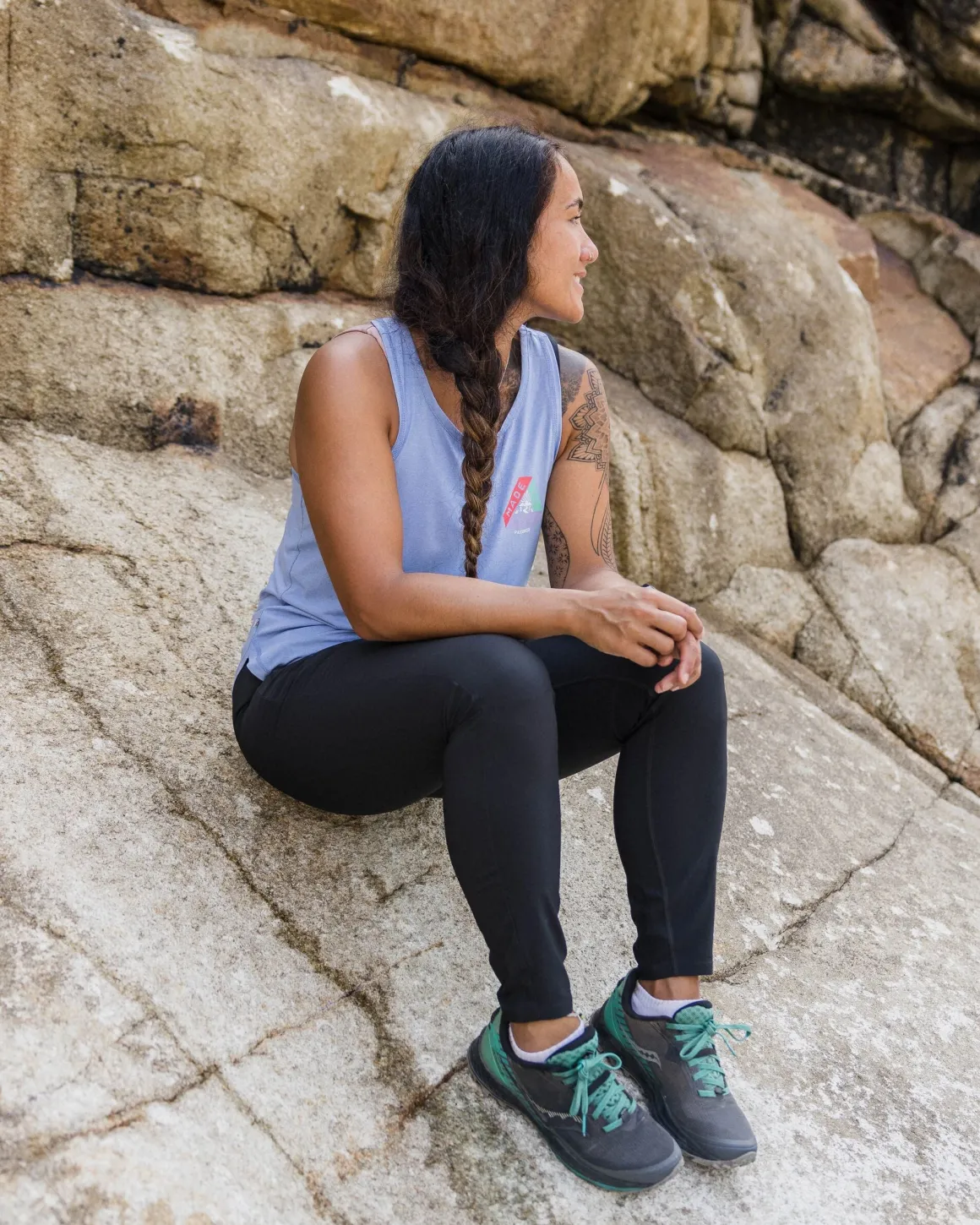 Wanderlust 4 Way Stretch Legging - Black