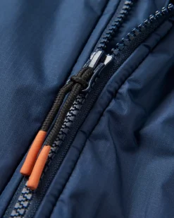 Waves Recycled Sherpa Lined Changing Robe - Rich Navy