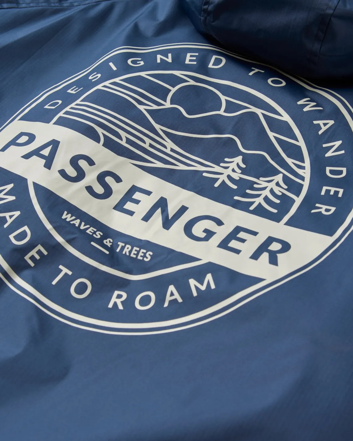 Waves Recycled Sherpa Lined Changing Robe - Rich Navy