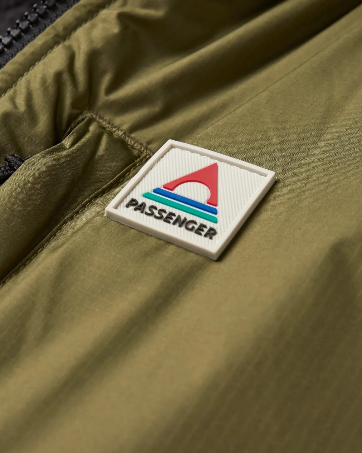 Waves Recycled Sherpa Lined Changing Robe - Khaki Green