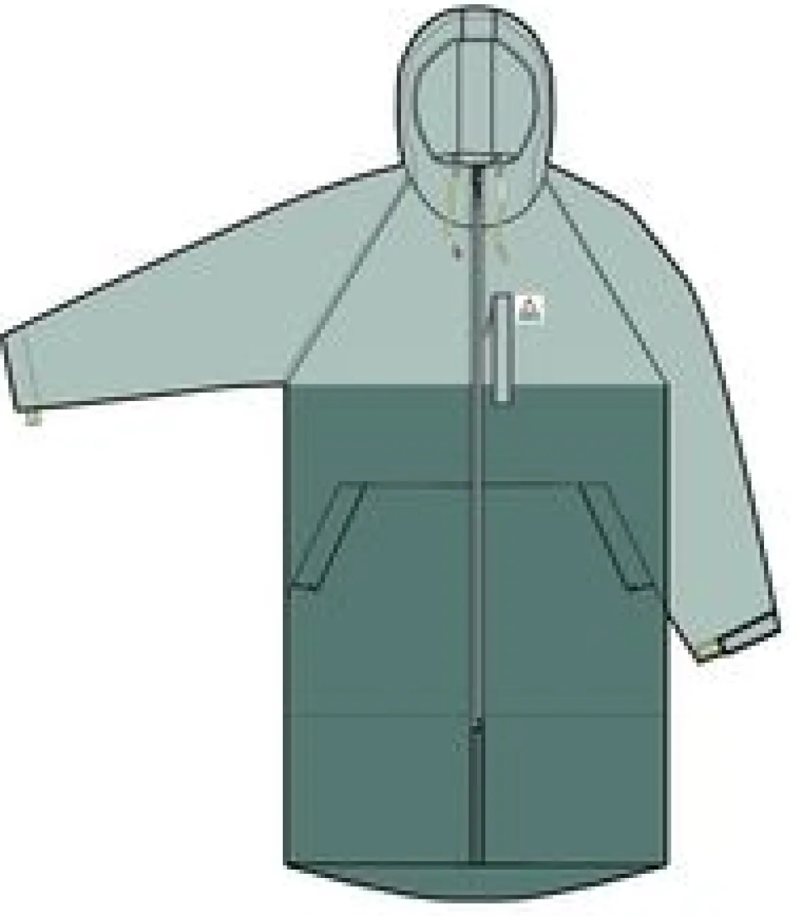 Waves Recycled Sherpa Lined Changing Robe - Surf Spray/Deep Sea