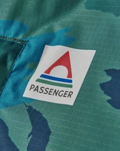 Waves Recycled Sherpa Lined Changing Robe - Alpine Camo Rain Forest