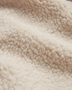 Waves Recycled Sherpa Lined Changing Robe - Deep Blue Camo Pattern