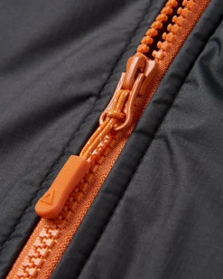 Waves Recycled Sherpa Lined Changing Robe - Black/Khaki Green