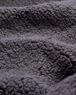 Waves Recycled Sherpa-Lined Changing Robe - Dark Denim/ Deep Navy