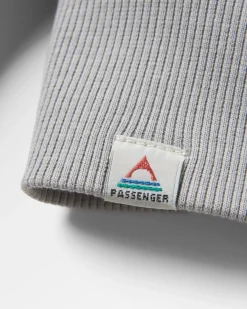 Waves u0026 Trees Organic Cotton Hoodie - Steel Gray