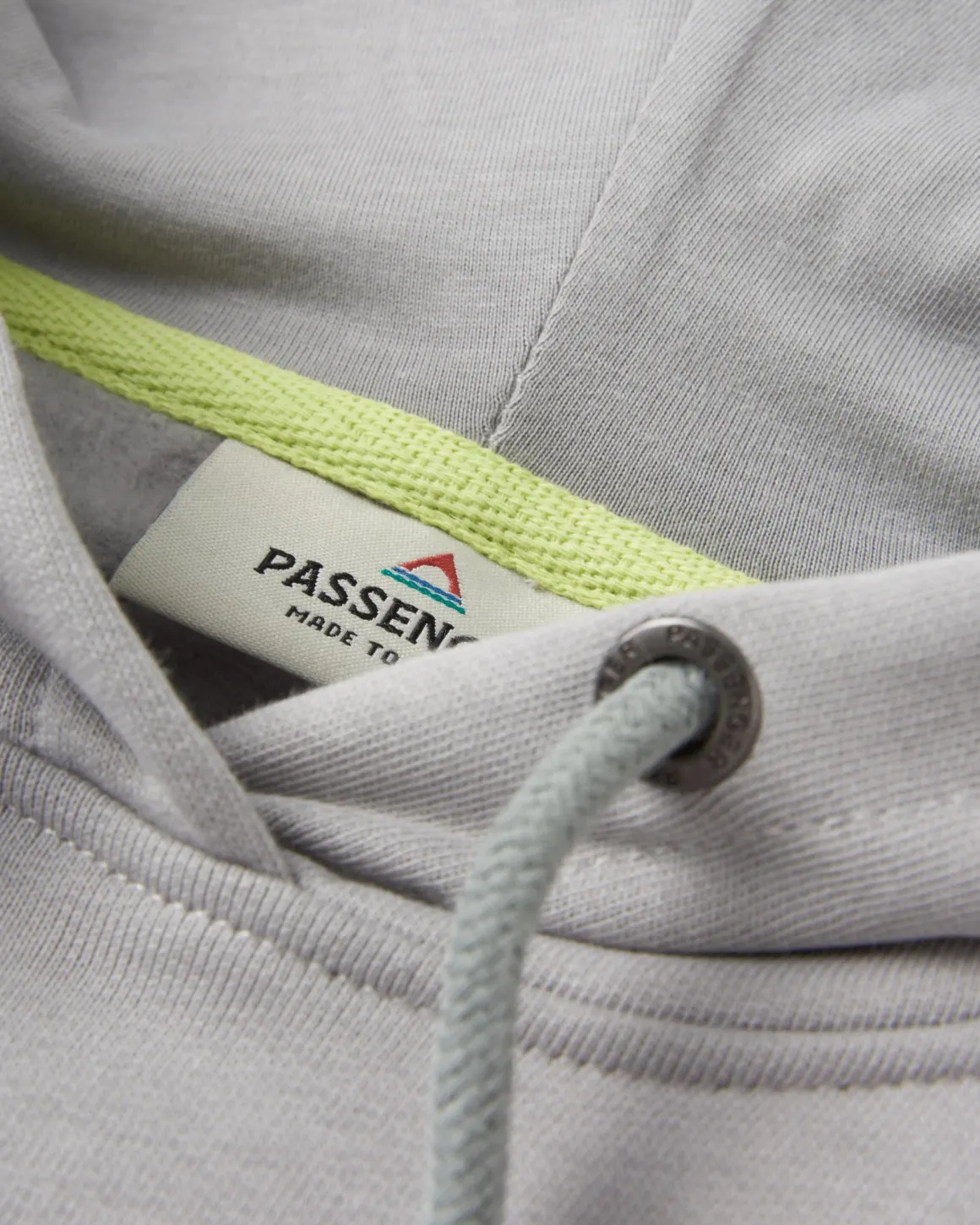 Waves u0026 Trees Organic Cotton Hoodie - Steel Gray