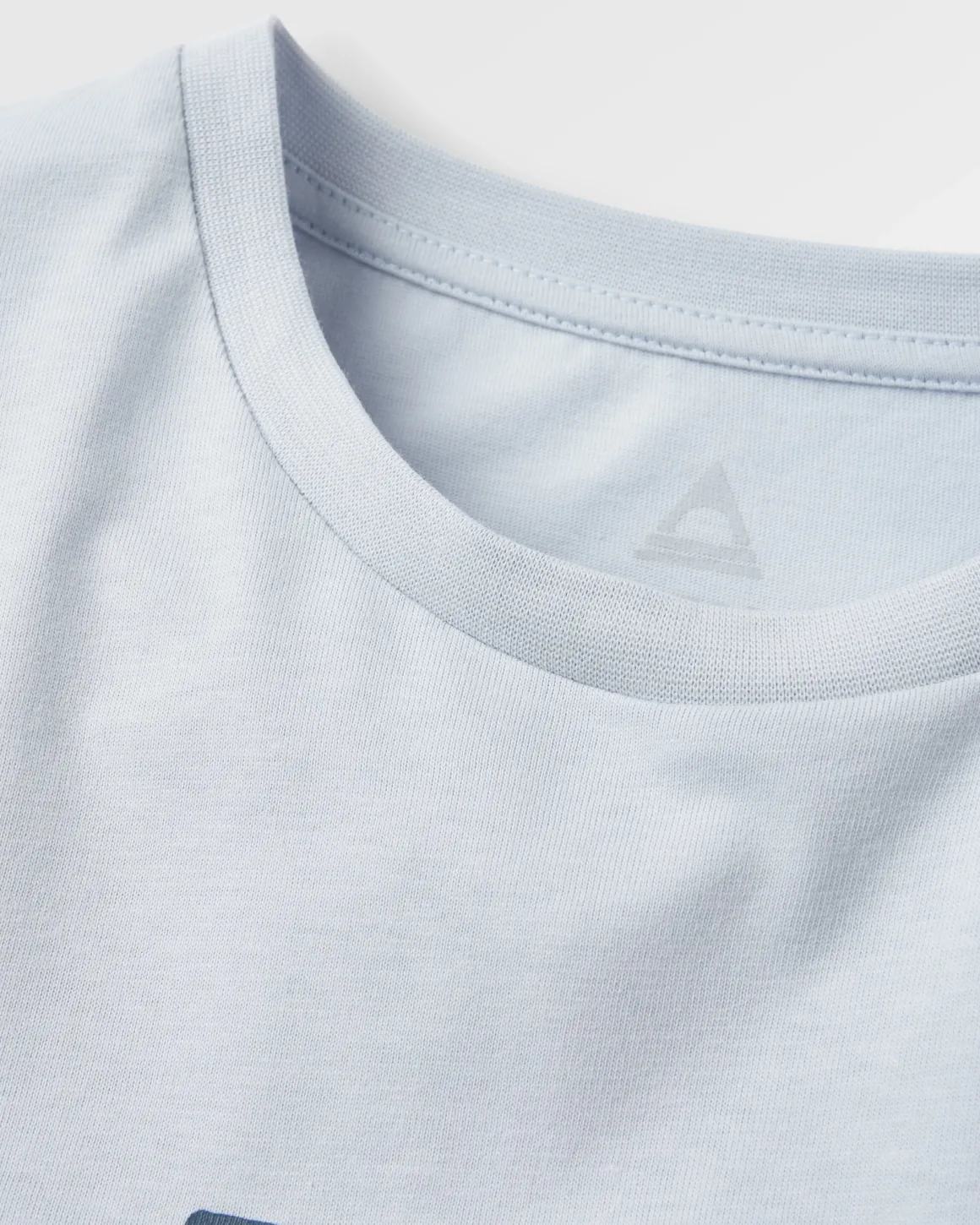 Waves u0026 Trees Organic Cotton T-Shirt - Gray Blue