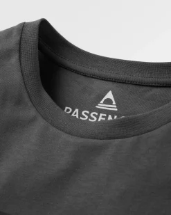 Waves u0026 Trees Organic Cotton T-Shirt - Charcoal