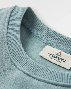 Waves u0026 Trees Organic Cotton Long Sleeve Sweatshirt - Stormy Sea