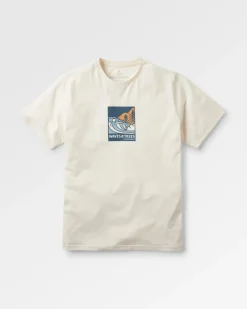 Waves u0026 Trees Organic Cotton T-Shirt - Birch