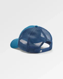Waves u0026 Trees Organic Cotton Trucker Hat - Tidal Blue