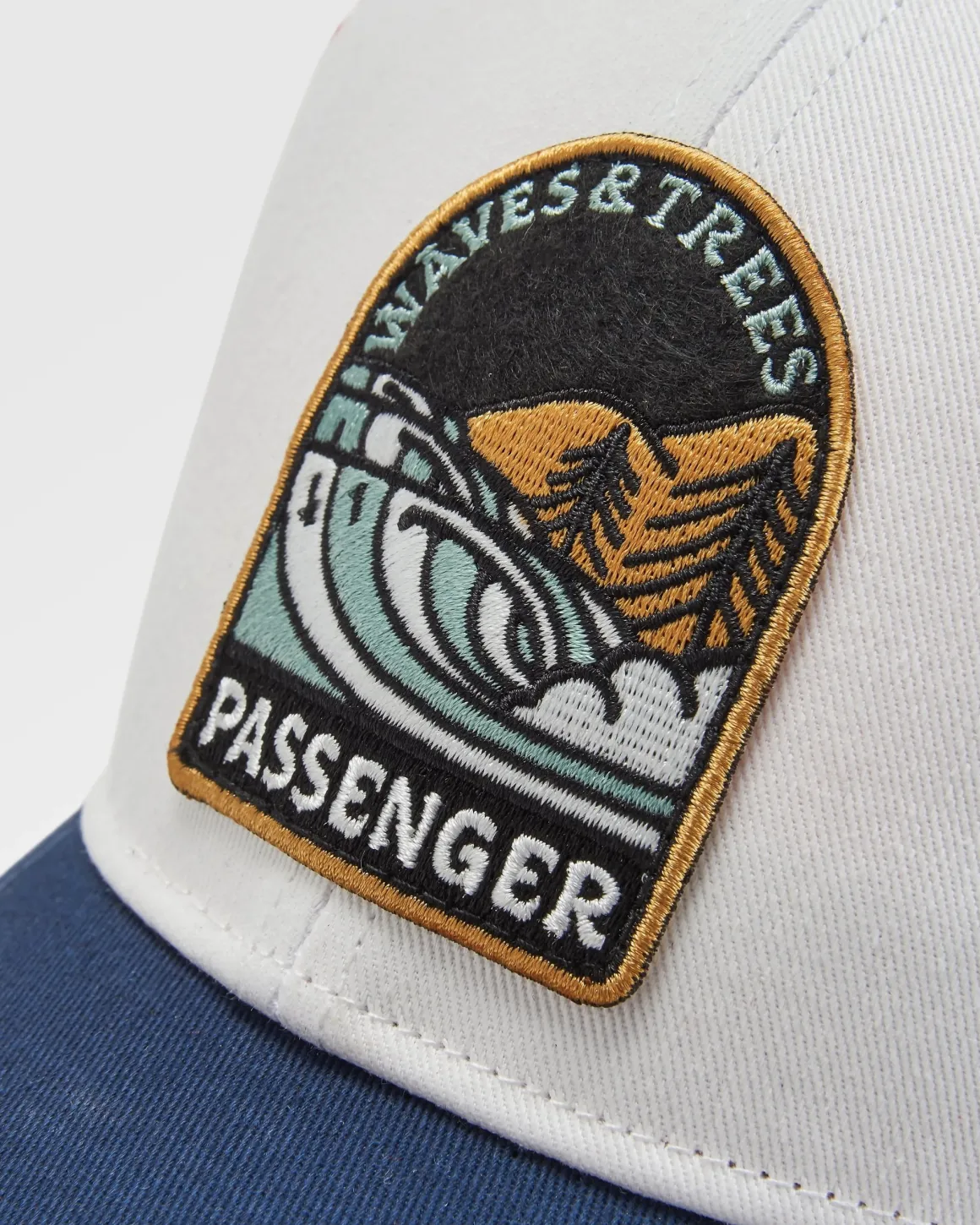 Waves u0026 Trees Organic Cotton Trucker Hat - Birch