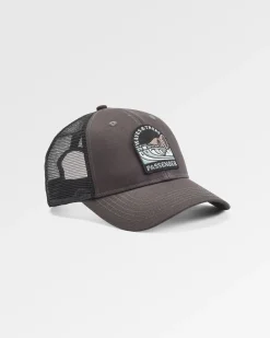 Waves u0026 Trees Organic Cotton Trucker Hat - Charcoal