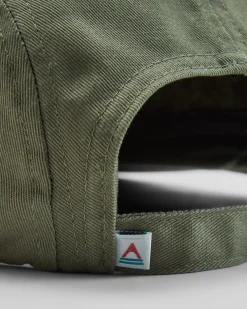 Waves u0026 Trees Recycled 5 Panel Hat - Dusty Olive