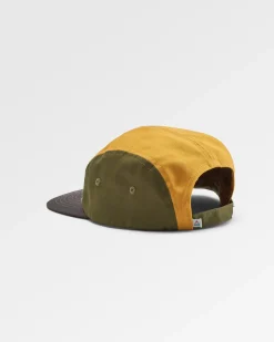 Waves u0026 Trees Recycled 5 Panel Hat - Khaki Green