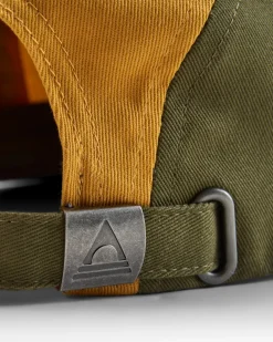 Waves u0026 Trees Recycled 5 Panel Hat - Khaki Green