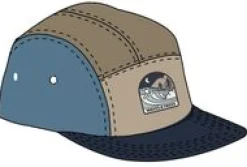 Waves u0026 Trees Recycled 5 Panel Hat - Moonlight Blue