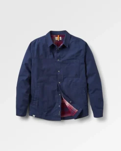 Way Flannel Lined Long Sleeve Shirt - Rich Navy