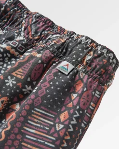 Way Out Recycled All Purpose Shorts - Vintage Patchwork Black/Multi