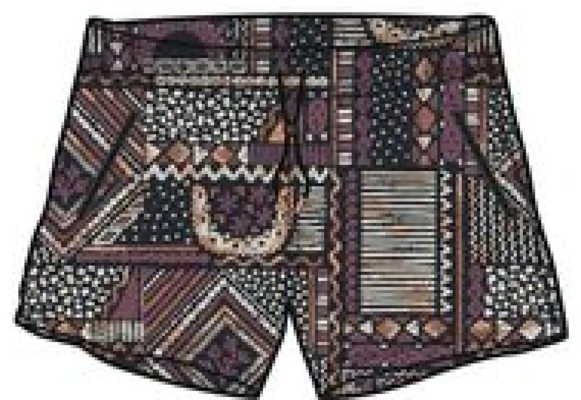 Way Out Recycled All Purpose Shorts - Vintage Patchwork Black/Multi