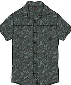 Way Ripstop Short Sleeve Shirt - Ocean Current Black