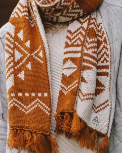 West Coast Recycled Acrylic Scarf - Glazed Ginger