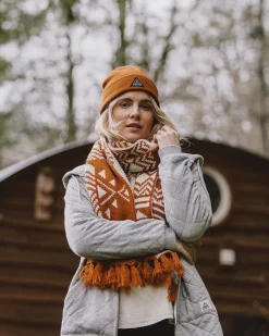 West Coast Recycled Acrylic Scarf - Glazed Ginger