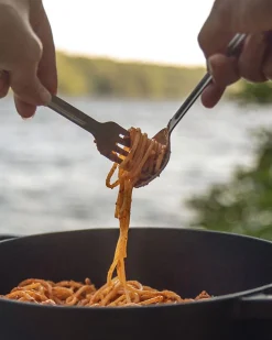 Wolf u0026 Grizzly Titanium Cutlery - Silver