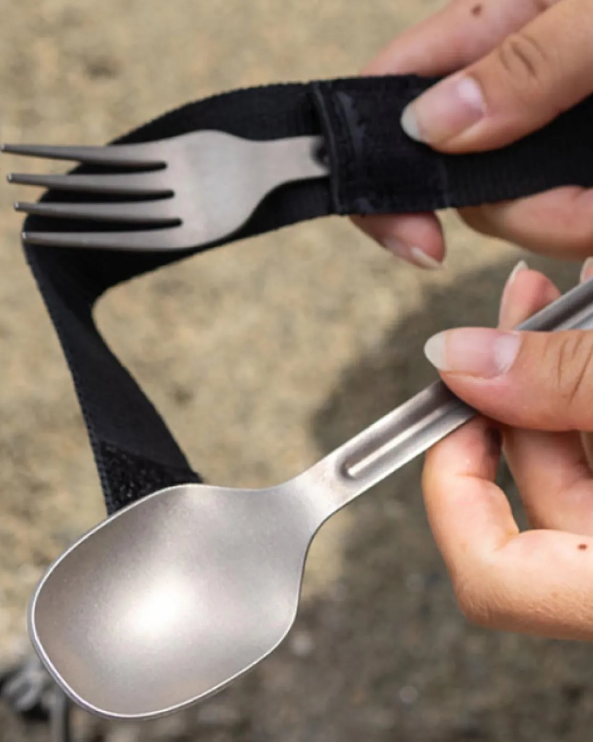 Wolf u0026 Grizzly Titanium Cutlery - Silver